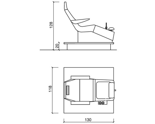 Педикюрная группа STREAMLINE DECK SHIATSU